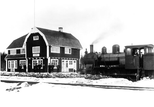 Orsa - Herjedalens Jrnvg, OHJ, Svegs station 1910