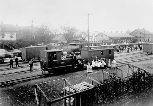 Stenstorps station och bangrd 1902