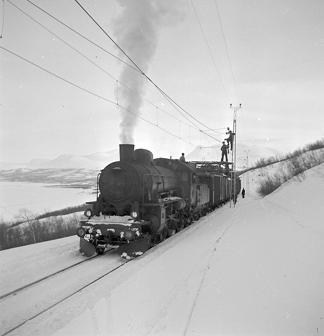 Malmbanan i nrheten av Riksgrnsen 9 mars 1943