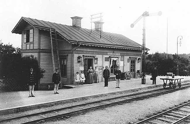 Knutby station year 1900