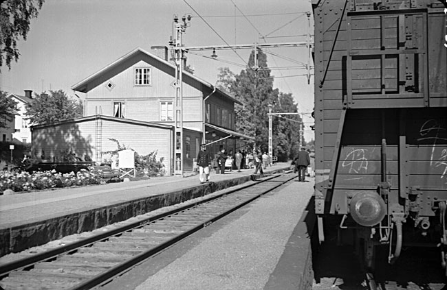 tatens Jrnvgar, Stambanan genom Norrland, Arbr station omkring 1950