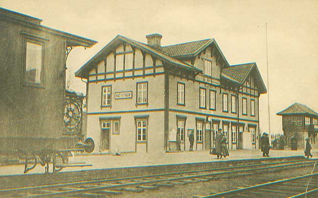Bastutrsk, Statens Jrnvgars station omkring 1930