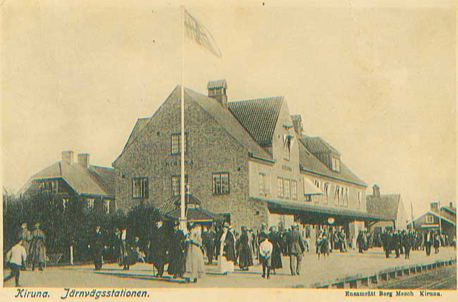Kiruna jrnvgsstation 1915