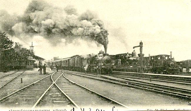 Nssj station omkring 1900