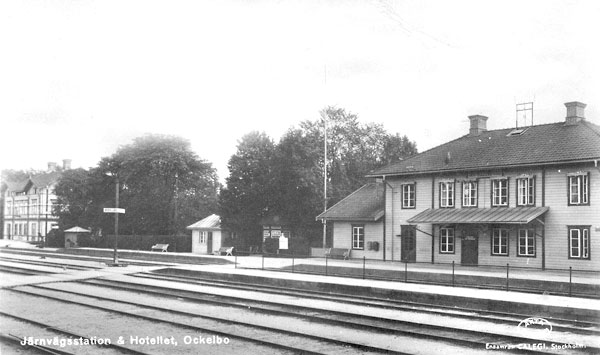 Ockelbo, Statens Jrnvgars station omkring 1930
