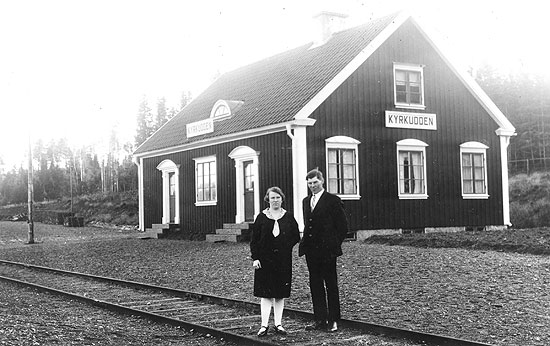 Kyrkuddens station year 1929