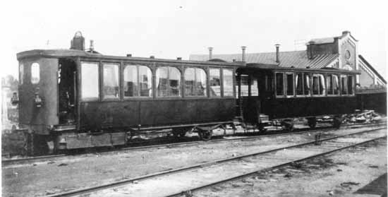 DHdJ steam coach at Svesta year 1909