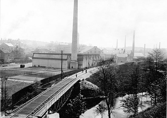 GBJ line approaching Bors Nedre station year 1903