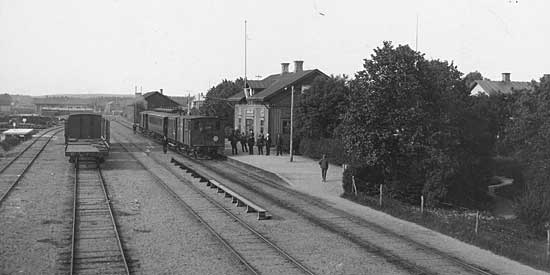 Svenljunga station year 1905
