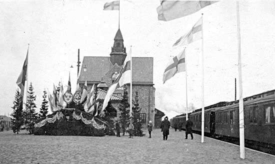 Invigning av bandelen Haparanda - Torne 6 oktober 1919