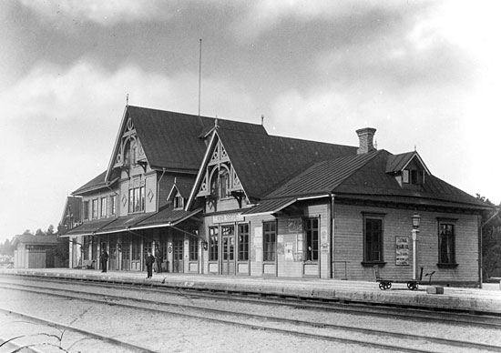 Karlsborg station year 1900