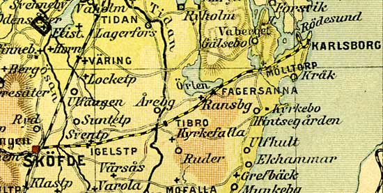 Map from year 1904