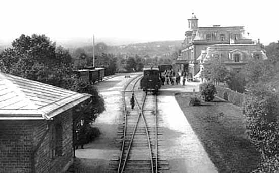 Sundsvall old station year 1900