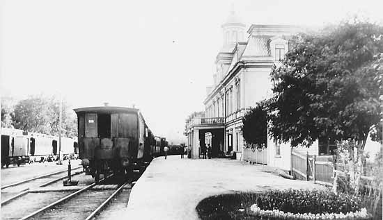 Sundsvall old station year 1920