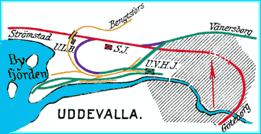 The railways at Uddevalla