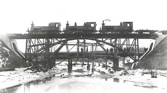 the bridge at Rydaholm year 1899