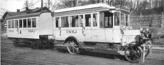 Railcar at UWHJ year 1922