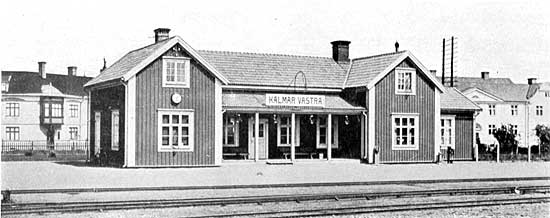 Kalmar Vstra station year 1924