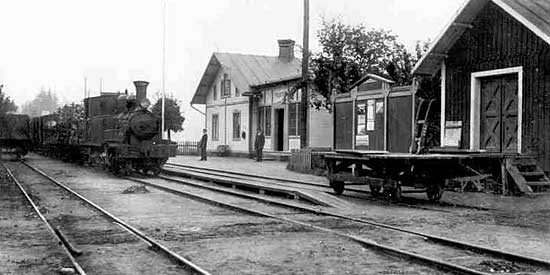 Fridafors station year 1920
