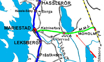 Map MMJ, Mariestad - Moholms Jrnvg