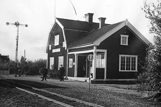 Normlsa station p 1930-talet