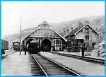 Malmbanan Luleå - Riksgränsen - (Narvik). Riksgränsens station 1903