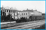 Ronneby station på Mellersta Blekinge Järnväg, MBlJ, 1904