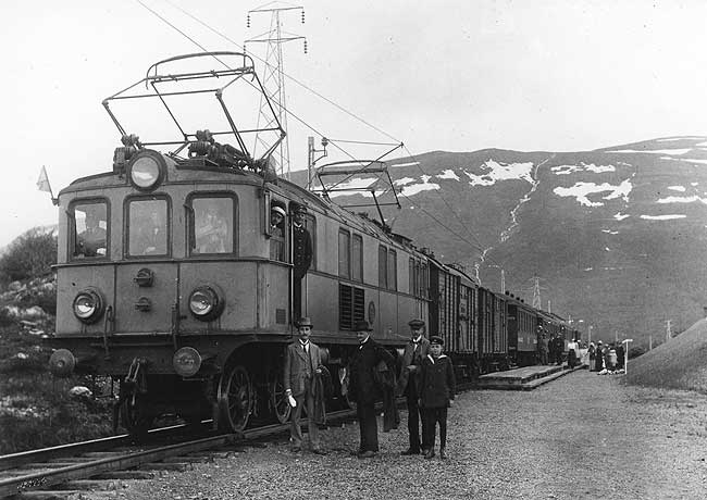 Iron ore railway, Abiskojokk year 1921