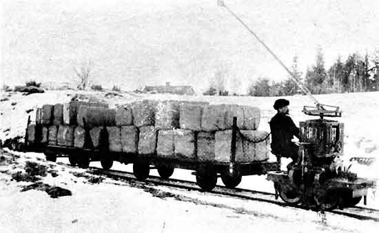 Lok för el-drift av ASEA:s fabrikat år 1892. I trafik 1893 - 1897 på den smalspåriga, 730 mm, två kilometer långa industribanan mellan Wermbohls trämassefabrik och Stettins hållplats efter stambanan vid Katrineholm.