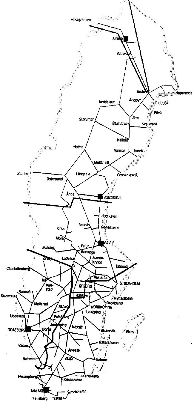 Godstransportdivisionens regionala affrsomrden 1988-07-01