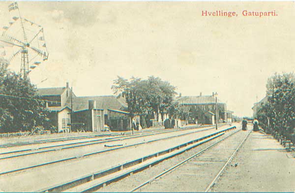 Hvellinge station omkring 1900