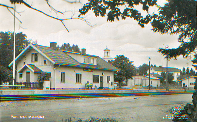 Malmbck station 1940-talet
