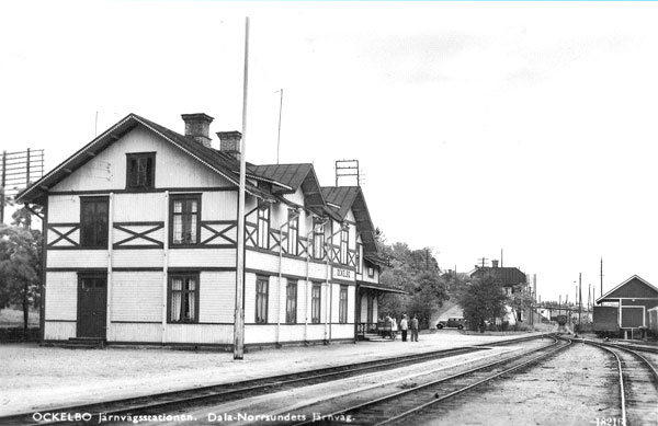 Ockelbo, DONJ station p 1940-talet