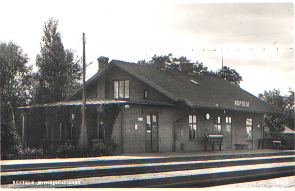 Reftele station p 1940-talet