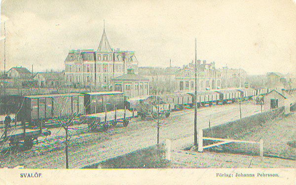 Svalf station omkring 1900