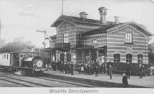 Vinslv station omkring 1900