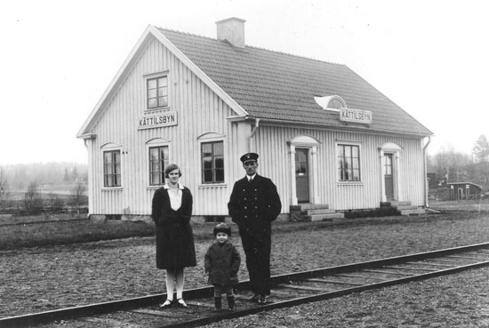 Kättilsbyn station year 1929