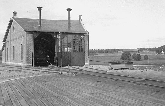 Baj engine shed at Alvesta year 1903