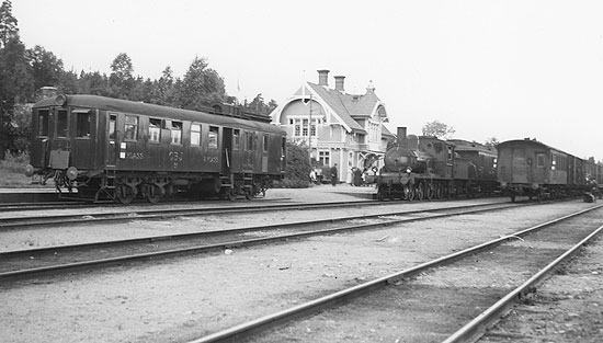 Hestra station p 1930-talet