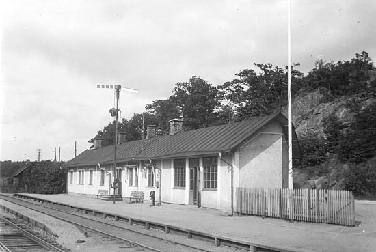 Torskors station 1920. Den ppnades fr trafik 16 oktober 1882.