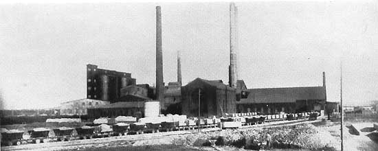 Klagshamns cement works year 1920