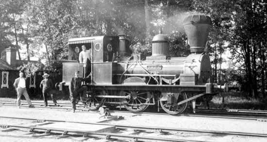 Engine "THOR" at Sandarne. Early 1900