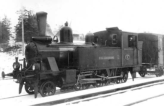 MlSlJ engine No. 1 at Malmkping year 1910