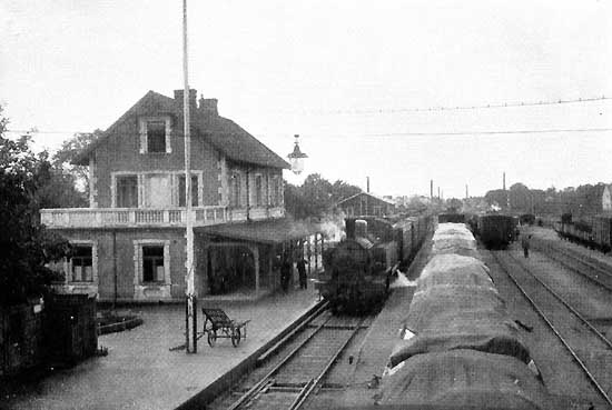 Trelleborg övre station year 1926