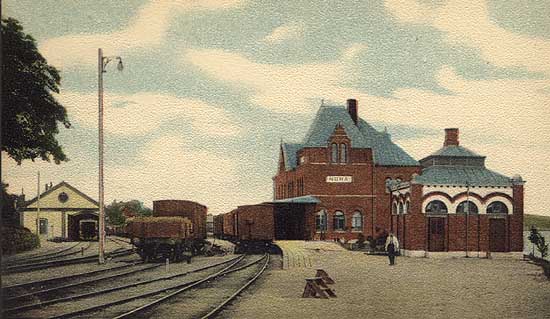 Nora station aroud year 1910