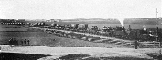 Goods train year 1906