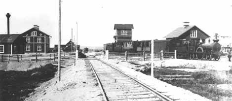 Boden railway station year 1894