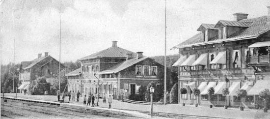 Ånge station year 1900
