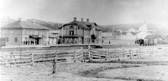 Bräcke station year 1881