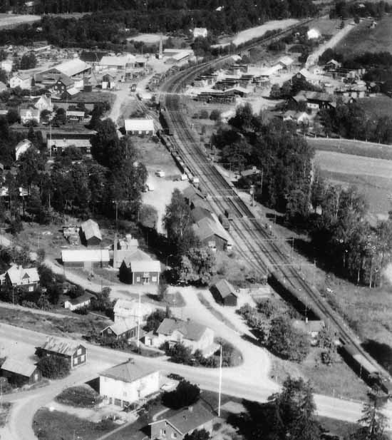 Järbo railway yard late 1960